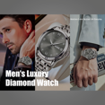thumbnail image 4 of TAXAU Sliver Mens Watches Large Grey Dial Watches For Men Classic Stainless Steel Strap Watches Men Day Date Watches Mens Analog Quartz Watches Waterproof Men's Watches Roman Numerals Watches, 4 of 11