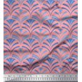 thumbnail image 1 of Soimoi polyester Crepe Fabric Scales Geometric Print Fabric by the Yard 42 Inch Wide, 1 of 3