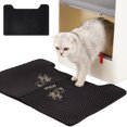 thumbnail image 2 of Foldable Cat Litter Mat Thickened Spill-resistant Urine-proof Anti-slip Back Layer Litter Trapping Mat, 2 of 9