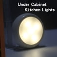 thumbnail image 1 of Yeacher 6 Pcs RGBW 11LEDs Lumières sous Armoire avec 2 Contrôleurs 3 * AAA Cellule Opérée, 1 of 7
