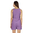 thumbnail image 4 of Bimba Solid Schiffli Top & Short Nightwear Set For Womens Casual 2 pcs Sexy Lounge Sleepwear Set, 4 of 7