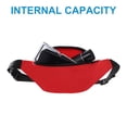 thumbnail image 4 of Unique Bargains Sac Banane, Sac de Taille Imperméable avec Sangle Réglable pour Femmes Hommes Voyage Course Randonnée, Rouge, 4 of 5