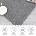 thumbnail image 4 of COZONY 9'x12' Washable Area Rug, Modern Textured Low-Pile Polypropylene Carpet, Stain Resistant Non-Slip Solid Accent Rug for Living Room, Gray, 4 of 17
