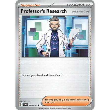 Pokemon Paldean Fates Rare Professors Research #87