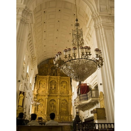 Se Cathedral, Thought to be Asia's Biggest Church, Old Goa, Goa, India Print Wall Art By Robert (Best Church In India)