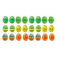 thumbnail image 2 of 24 huevos de Pascua brillantes impresos de 2,36 pulgadas de alto para rellenos de cestas, suministros de para el aula, golosinas de relleno,, 2 of 8