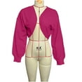 thumbnail image 4 of Women's Bolero Shoulder Shrug Sweaters Long Sleeve Open Front Cropped Cardigan Casual Knitted Outerwear, 4 of 6