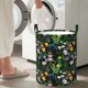 thumbnail image 5 of Fotbe Chamomile Cesto de Ropa con Asas, Cesto Impermeable de Gran Capacidad, Bolsa de Lavado para Dormitorio, Cesto de Ropa con Ruedas y Asas-Small, 5 of 6