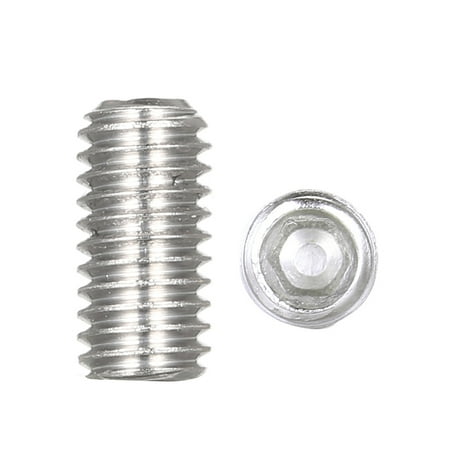 

Tomshine DIN916 304 Stainless Steel Bolt Grub Screw Cup Point Hex Socket Set