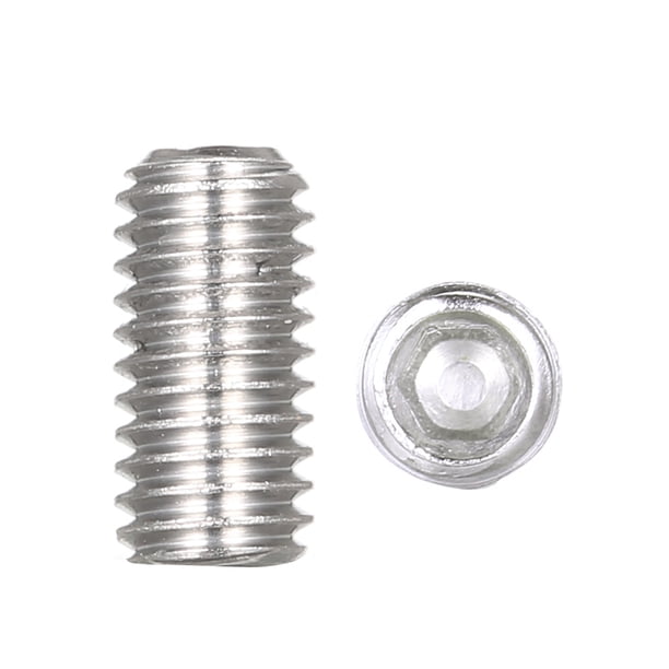 Juego de zócalos hexagonales hexagonales DIN916 304 Tornillo prisionero Tornillo hexagonal Carevas Tornillo
