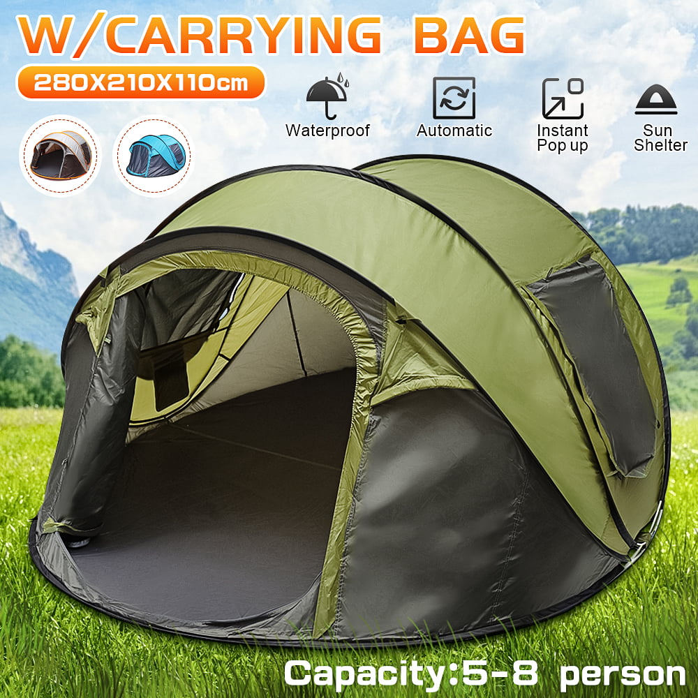2-4 Person Instant Pop-Up Tent Waterproof Camping Outdoor Family Hiking Shelter