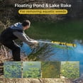 thumbnail image 6 of Topcobe Floating Weed Lake Rake 36" Aquatic Pond Weed Cutter with Foam Floats, Lawn Rake, 6 of 6