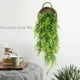 thumbnail image 3 of 2 plantas colgantes de plástico de 80 cm, plantas verdes artificiales para decoración., 3 of 3