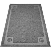 UPSKY Cat Litter Mat, Litter Trapping Mat Extra Large Soft on Kitty Paws, 35" x 24" Cat Litter Box Mat for Cleaner Floors, Waterproof, Easy Clean, Durable Large Size Cat Litter Pad for Kitten