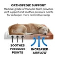 thumbnail image 6 of FurHaven Pet Products | Deluxe Orthopedic Oxford Indoor/Outdoor Water-Resistant Pet Bed for Dogs & Cats, Chestnut, Medium, 6 of 11