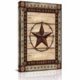 thumbnail image 2 of Canvas Wall Art Retro Texas Star Canvas Art Print Farmhouse Country Star Pictures Wall Decor for Living Room Bedroom Artwork Decorations Stretched Framed Ready to Hang 11"x14", 2 of 9