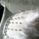 thumbnail image 4 of Broches retro, insignias, prendedores, broches, clips para traje, joyería para bar Pluma blanca, 4 of 9