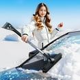 thumbnail image 4 of Snow Scraper with Brush for Car 3 In 1 Window Cleaning Scraper, Snow Scrapers Shaping Tools Ice Removal Tools for Vehicles Truck SUV Car Windshield, 4 of 5