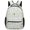 Color, variant on Medical Doodle Pattern Oxford Cloth Backpack Double Zipper Hidden Pocket Casual Commute