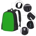 thumbnail image 2 of Fuzoiu Green Print Large Capacity Backpack,Travel Backpack,Laptop Bag,College School Rucksack Bag,for School, Travel & Outdoor Activities, 2 of 6
