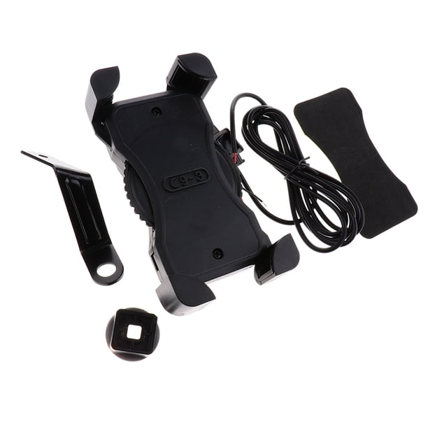 Soporte ajustable para bicicleta con manillar para teléfono móvil para Negro Sunnimix Soporte para teléfono ajustable
