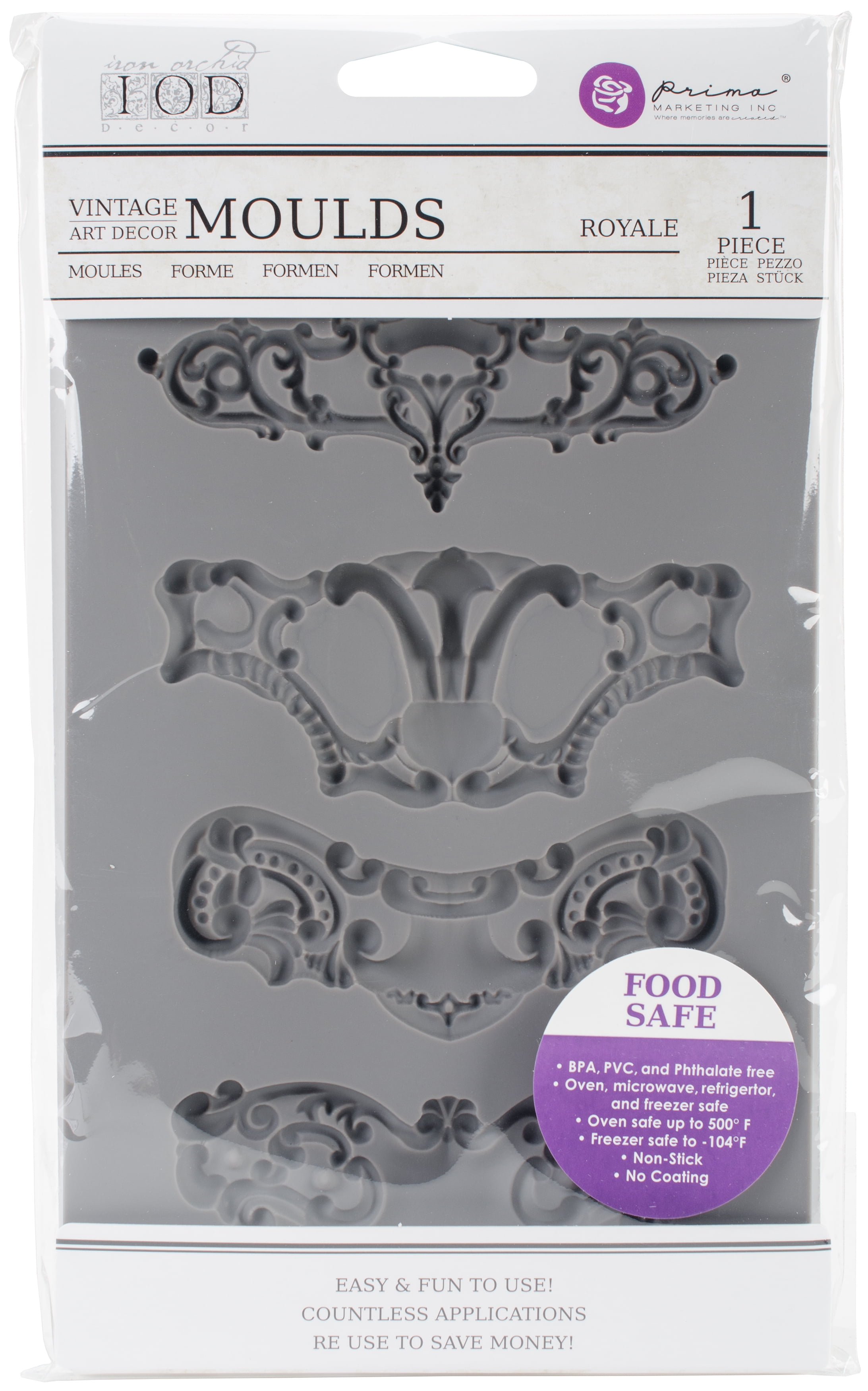 Iron Orchid Designs Vintage Art Decor Mould Royale - Walmart.com