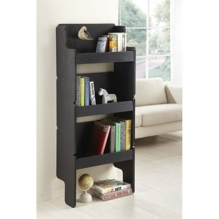 furniture america piece shelf display stackable bookcase jeslyn wood mindarie
