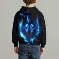 thumbnail image 5 of CYRBOKO Boys Graphic Hoodies, Thermal Casual Pullover Long Sleeve Sweatshirts for Boys Black Size 7-8 T, 5 of 7