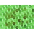 thumbnail image 1 of Ahgly Company Machine Washable Indoor Rectangle Transitional Emerald Green Area Rugs, 7' x 9', 1 of 7
