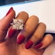 thumbnail image 1 of Anillo conmemorativo de diamante cuadrado exquisito de diamante cuadrado geométrico de moda regalo de joyería de boda de compromiso para mujer Wmkox8yii fajkfhkj2587, 1 of 9