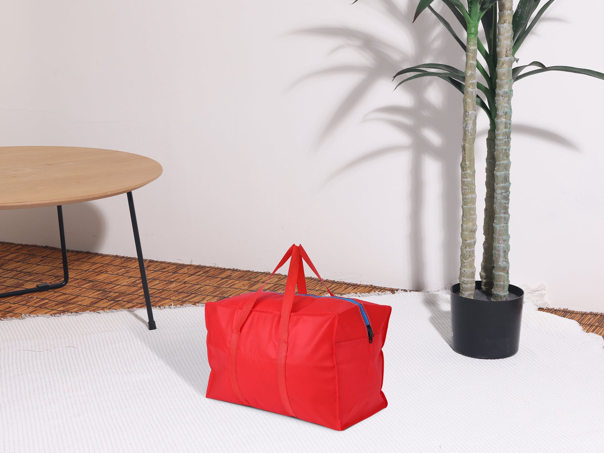 Unique Bargains 1 Pack Clothes Storage Foldable Storage Bags Red 19*12*10in