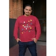 thumbnail image 2 of Old Glory Mens Christmas So Lit Long Sleeve T Shirt, 2 of 6