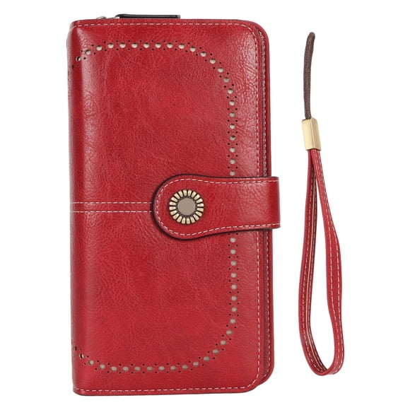 Large Capacity WalletRFID Blocking Leather Wallet Leather Wallet Women Leather Wallet Luxury Finish
