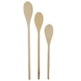 thumbnail image 2 of Handy Housewares 3 piece Long Handle Wooden Mixing Spoon Set - 10", 12" and 14" Long, 2 of 4