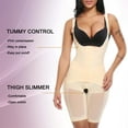 thumbnail image 4 of VASLANDA Women’s Waist Trainer Bodysuit Butt Lifter Tummy Control Shapewear Hi-Waist Thigh Slimmer Full Body Shaper Open Bust, 4 of 7