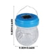 thumbnail image 2 of Trampas para avispas, trampa para abejas con energía solar con luz LED UV, trampas para colgar al aire libre, trampa para avispones reutilizable para interiores, exteriores, patio, jardín, hogar, 2 of 3