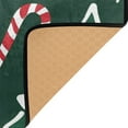 thumbnail image 3 of Yayeee Area Rugs for Living Room 5.2'x4' Non Slip Washable Bedroom Floor Carpet, Green Christmas Gingerbread, 3 of 6