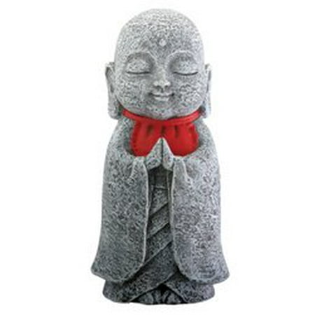 - Ksitigarbha Japanese Bodhisattva Jizo with Red Bib Buddhism Figurine