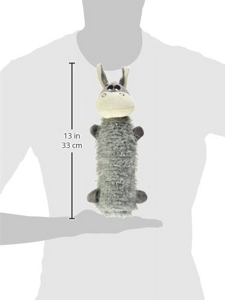 Water Bottle Dog Toys | Debbie Donkey Water Bottle Toy | 11 Inch | Plush Dog Toy | We Squeak!