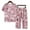 04 Multicolor9, variant on Weiqiqre Silk Pajamas for Women 2 Piece Loose Outfits Short Sleeve Floral Print Lounge Sets Crewneck Summer Suits