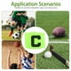 thumbnail image 2 of Brazalete de capitán de partido de fútbol, ​​brazalete deportivo de fútbol de colores, brazalete de capitán, herramienta de carrera de fútbol, 2 of 4