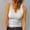White, variant on YHAJDS Women's Basic T-shirts Round Neck Short Sleeve Knit Solid Color Casual Summer Blouse