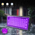 thumbnail image 3 of Luz Negra UV, Luz De Inundación LED De 50W, Resistente Al Agua, Brilla En La Oscuridad, Lámpara Ultravioleta Segura Para Escenario, Club Nocturno, 3 of 7