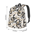 thumbnail image 6 of Rateoe Snake Pattern Student Backpack,Backpack for School,Lightweight Bag,Travel Backpack,Outdoor Backpack,Large Capacity Backpack, 6 of 8