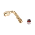 thumbnail image 4 of 2pcs Valve Extension Valve Extension Adapter Tire 90 Degree Bent Metal Angle for Bicycle Motorcycle Scooter, 4 of 5