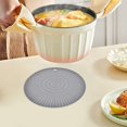 thumbnail image 7 of olkpmnmk Silicone Trivets for Hot Dishes, Round Wave Border High Temp Silicone Trivet Mat, Waterproof Anti-Slip Heat Resistant Table Coaster, Heat Resistant Silicone Trivets for Hot Pots and Pans, 7 of 7