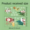 thumbnail image 1 of Qiaoxi 2Pcs Christmas Window Decorations Christmas Window Clings Decals Santa Christmas Tree Snowflakes Snowman Stickers, 1 of 7