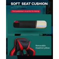 thumbnail image 5 of BestOffice Ergonomic Gaming Chair, Lumbar Support, Rolling Swivel for Men, Women(Red), 5 of 7
