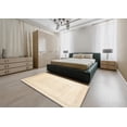 thumbnail image 5 of Ahgly Company Machine Washable Indoor Round Contemporary Gold Area Rugs, 4' Round, 5 of 7