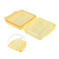 thumbnail image 3 of Unique Bargains 1 Pc 6 Grids Independent Double Layer Pill Case Detachable for Travel Yellow, 3 of 6